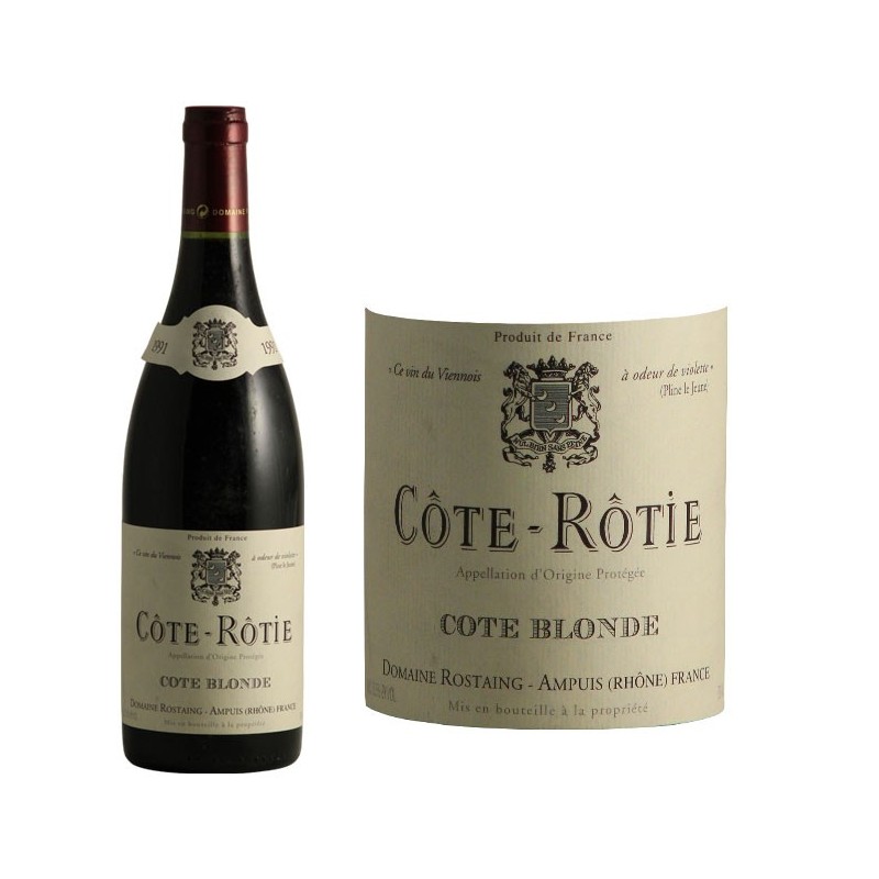 Côte Rôtie Côte Blonde 1991 Domaine Rostaing Rhône Septentrional