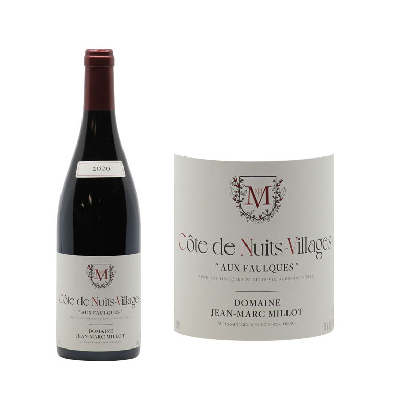 Côte de Nuits Villages Aux Faulques 2020 Jean Marc Millot Côte de