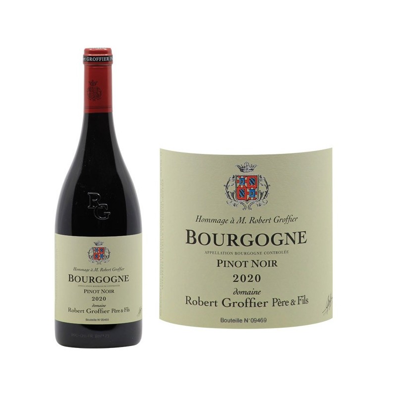 Bourgogne Pinot Noir 2020 - Domaine Robert Groffier Père & Fils ...