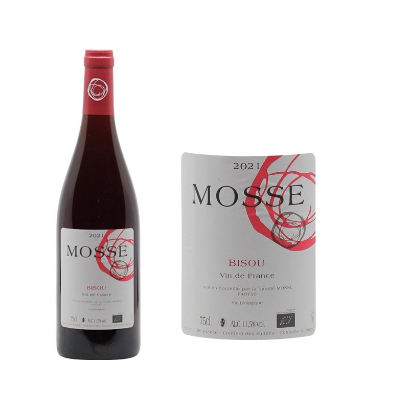 Vin de France Rouge "Bisou"