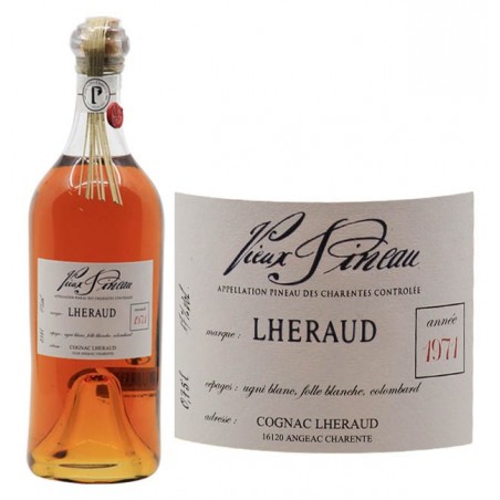 Très Vieux Pineau 1971 - Lheraud - Pineau - Vin - Grands Bourgognes