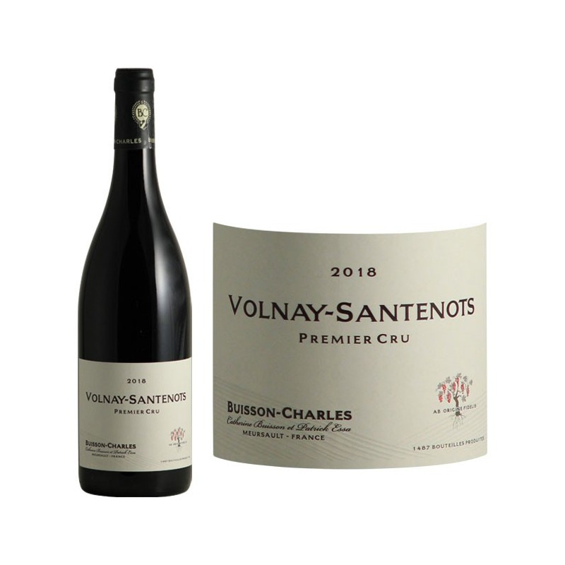 Volnay 1er Cru Santenots 2018 - Domaine Buisson-Charles - Côte De ...