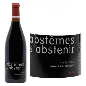 Vin de France Rouge "Abstèmes s'abstenir"