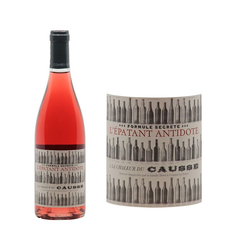 Vin de France Rosé "L'Epatant Antidote à la Chaleur du Causse"