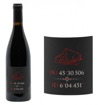 Vin de Savoie Arbin Mondeuse "(N) 45°30.506' (E) 6°04.451'"