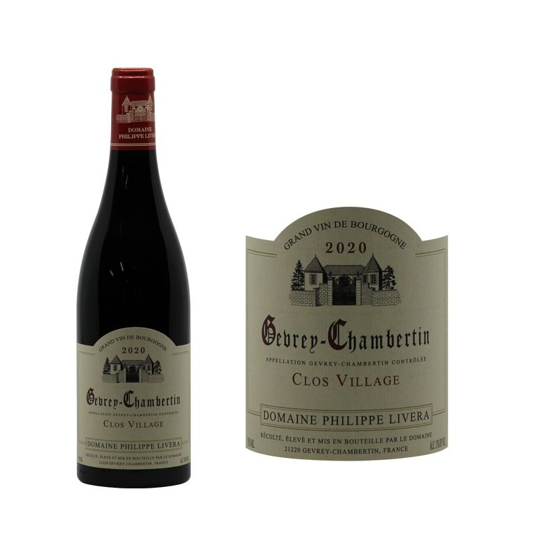 Gevrey Chambertin Clos Village Domaine Philippe Livera C Te De Nuits Vin Rouge