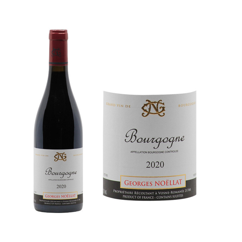 Bourgogne Pinot Noir 2020 - Georges Noëllat - Bourgogne - Red Wine ...