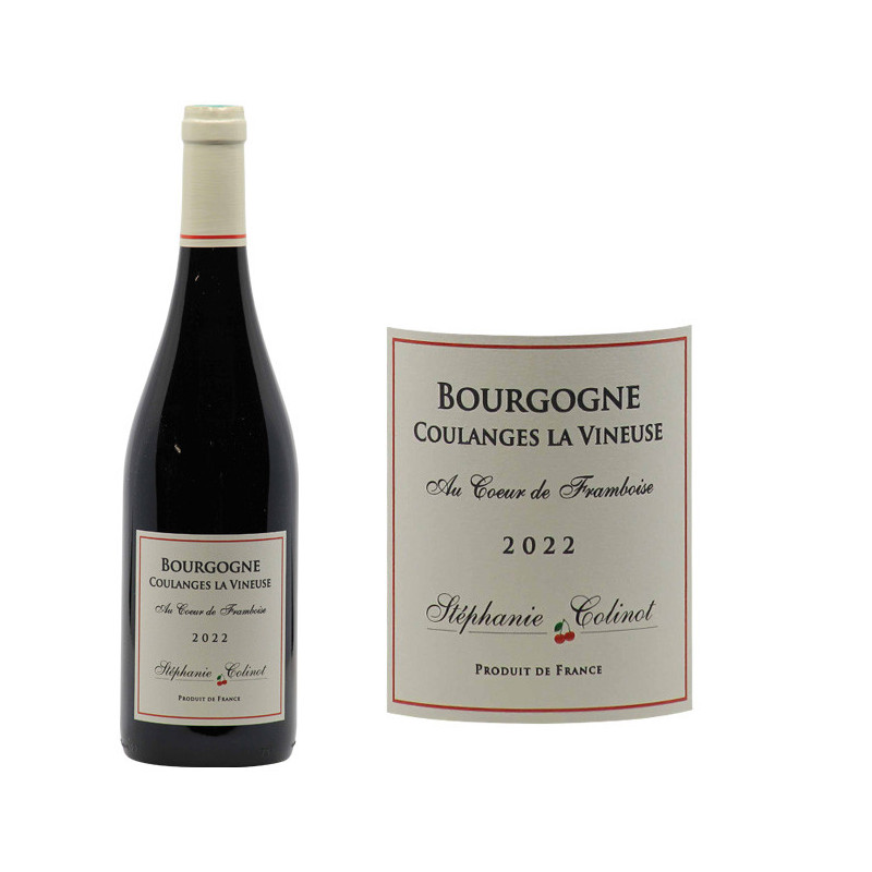 Bourgogne Coulanges-La-Vineuse "Au Coeur de Framboise"