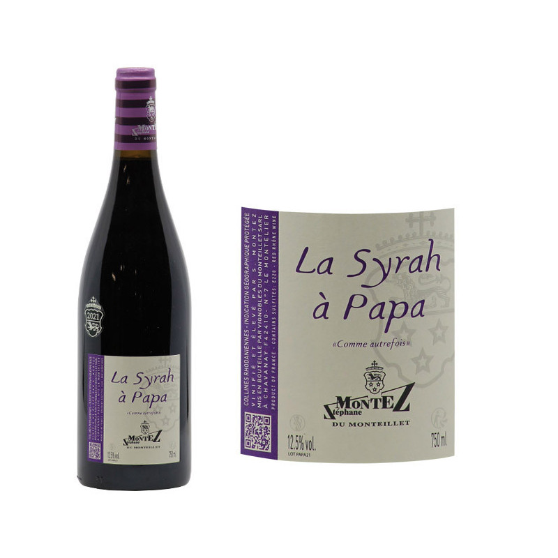 Vin de France Syrah "La Syrah à Papa"