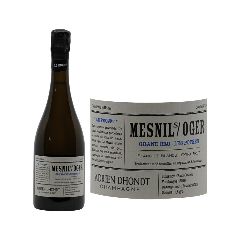 Adrien Dhondt Le Mesnil sur Oger Les Potées Grand Cru Extra-Brut