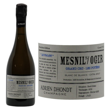 Adrien Dhondt Le Mesnil sur Oger Les Potées Grand Cru Extra-Brut
