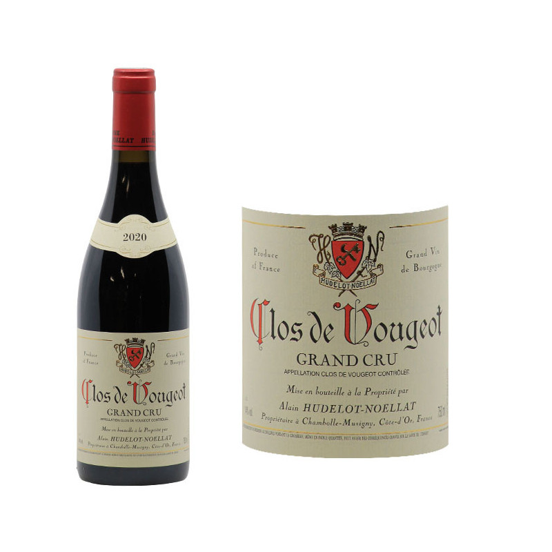 Clos de Vougeot 2020 - Domaine Hudelot-Noëllat - Côte de Nuits - Vin ...