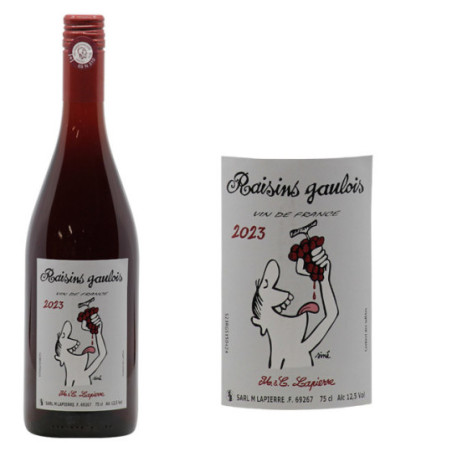 Vin de France Gamay "Raisins Gaulois"