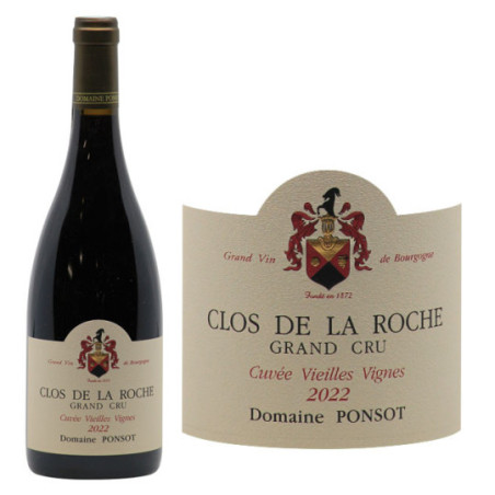 ClosdeLaRoche Cuvée Vieilles Vignes '11 Clos de la Roche 'Vieilles Vignes' 2022 - Domaine Ponsot - Côte de