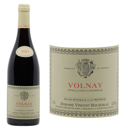 Volnay 2023 - Domaine Vincent Bouzereau - Côte de Beaune - Wine