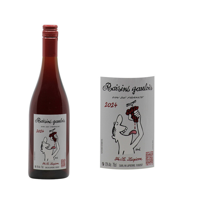 Vin de France Gamay "Raisins Gaulois"