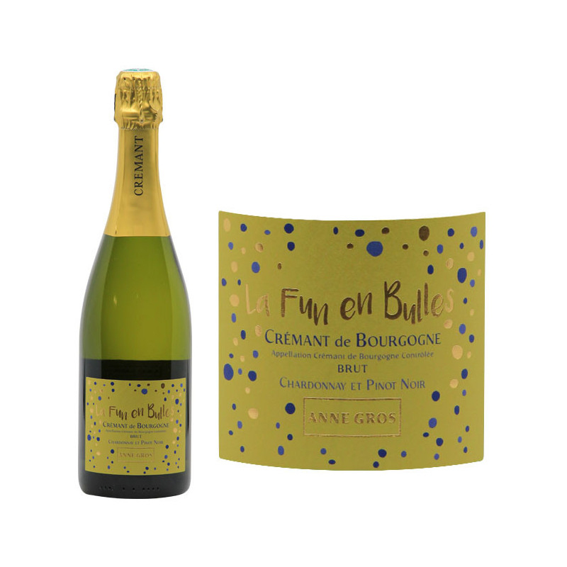 Crémant de Bourgogne Brut "La Fun en Bulles 80% Chardonnay"