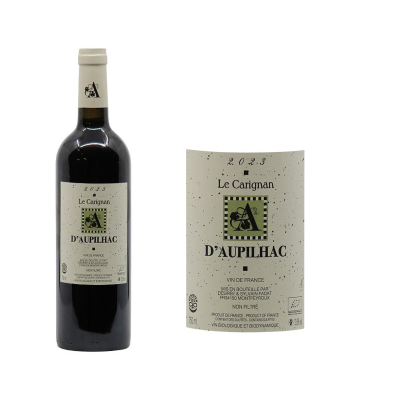 Vin de France Rouge "Le Carignan"