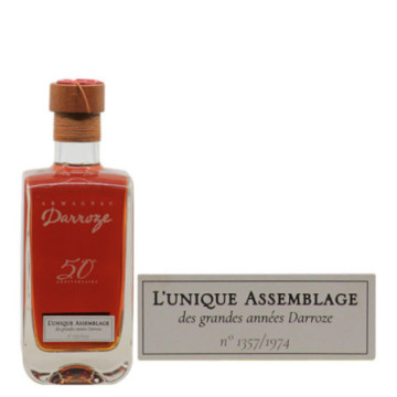 Armagnac Carafe 50ème Anniversaire "L'Unique Assemblage"
