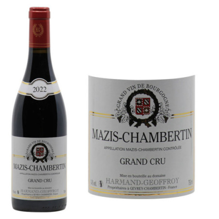 Mazis-Chambertin 2022 - Domaine Harmand-Geoffroy - Côte de Nuits