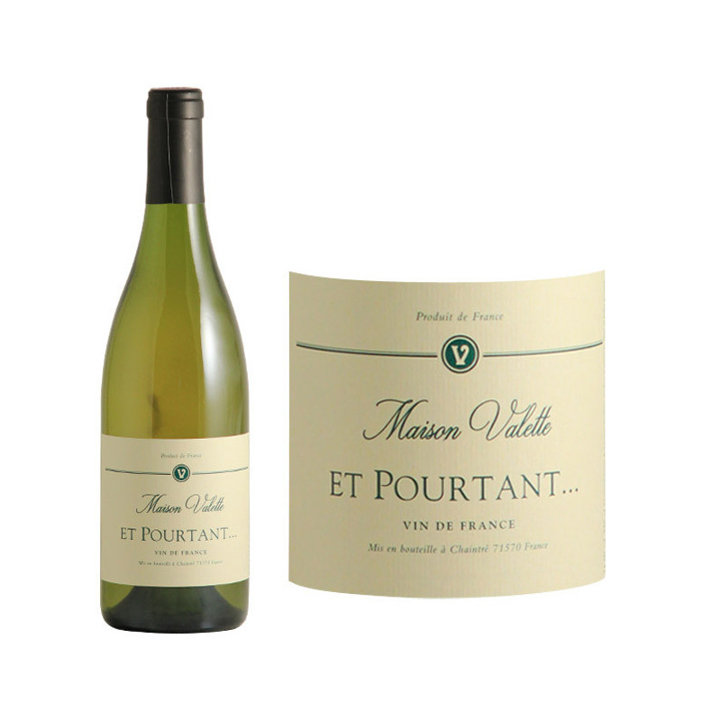 Vin de France Chardonnay "Et Pourtant..."