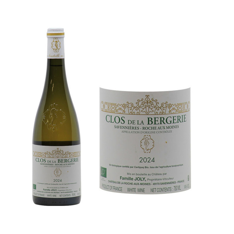 Savennières Roche aux Moines "Clos de la Bergerie"