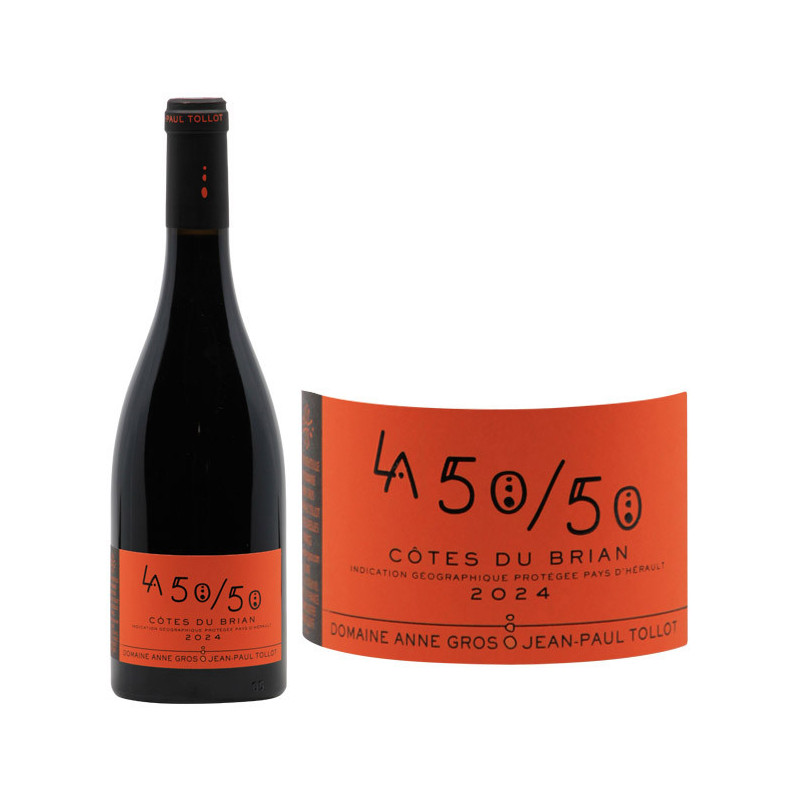 IGP Côtes du Brian Rouge "La 50 / 50"
